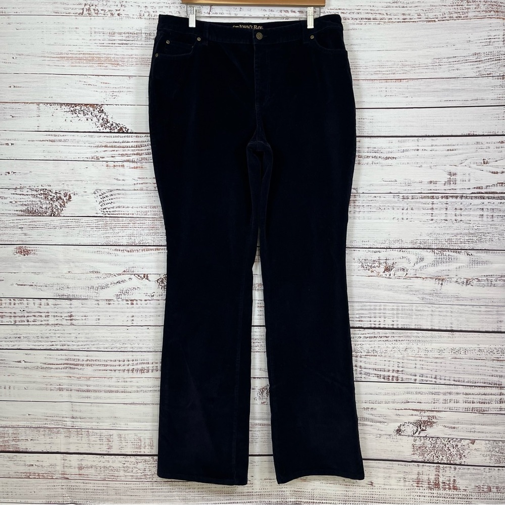 St. John’s Bay Navy Corduroy Bootcut Pants
